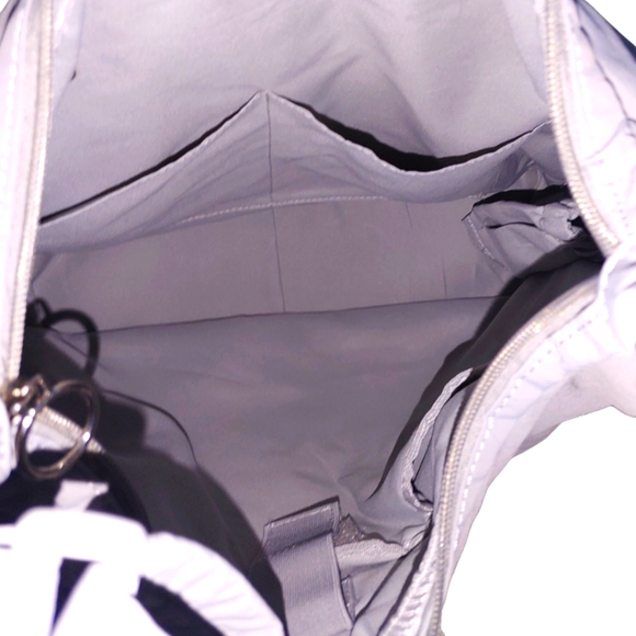 =GEN 'AYCC' All You Can Carry Grey Nylon Grey Puff Crossbody Bag - Picture 11 of 16